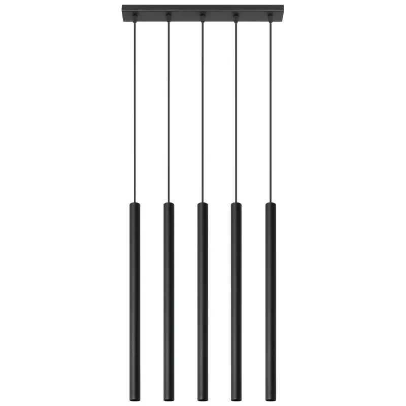 Suspension PASTELO 5, acier noir