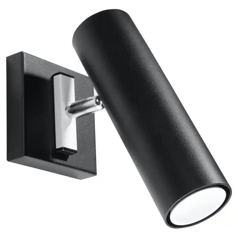 Applique DIREZIONE, acier noir, GU10