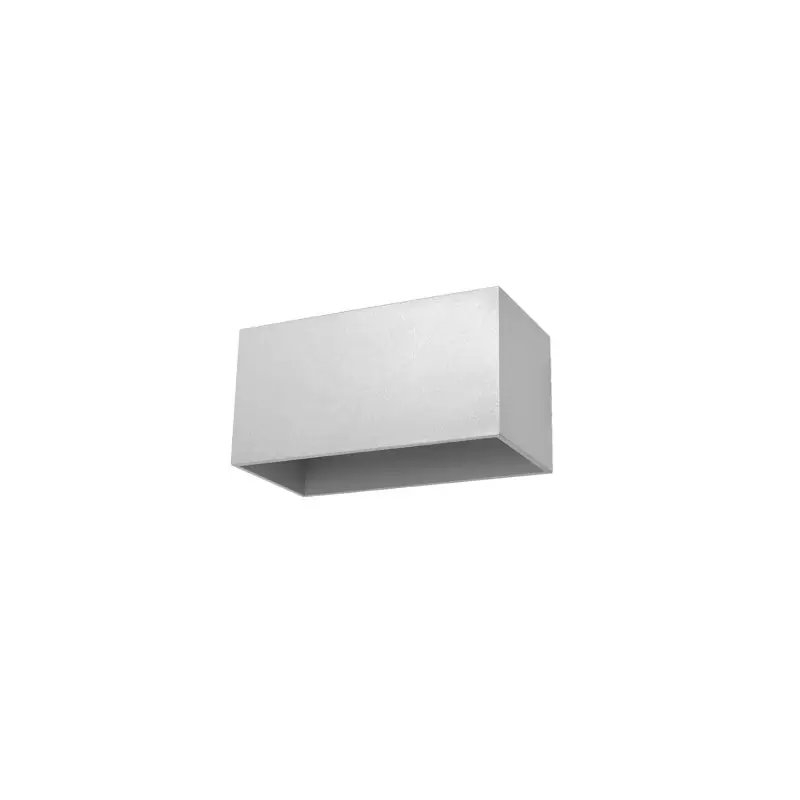 Applique QUAD MAXI, aluminium gris