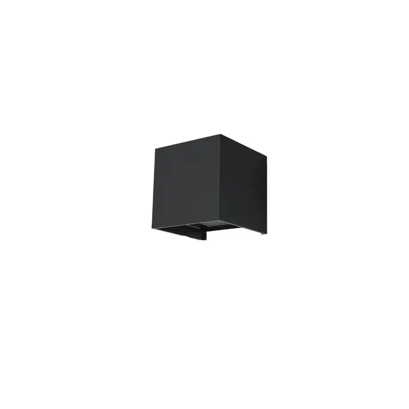 Applique LUCA, aluminium noir, LED intégrée IP54