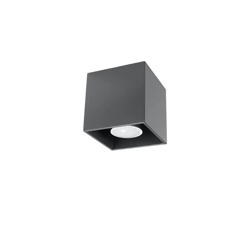 Plafonnier QUAD 1, aluminium anthracite