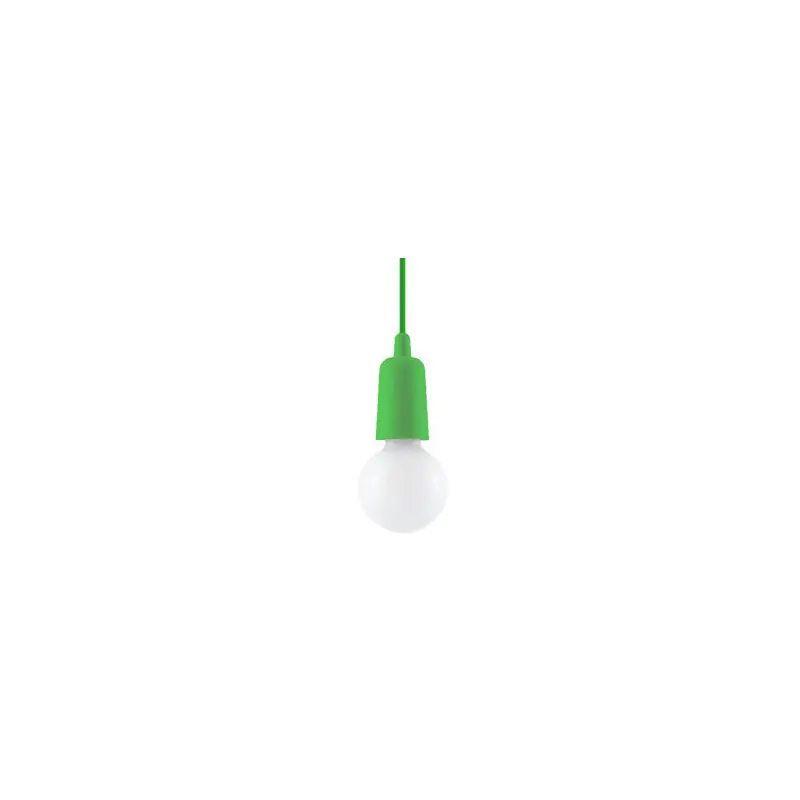 Suspension DIEGO 1, PVC vert, E27