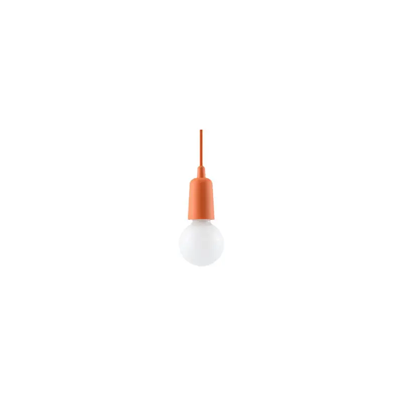Suspension DIEGO 1, PVC orange, E27