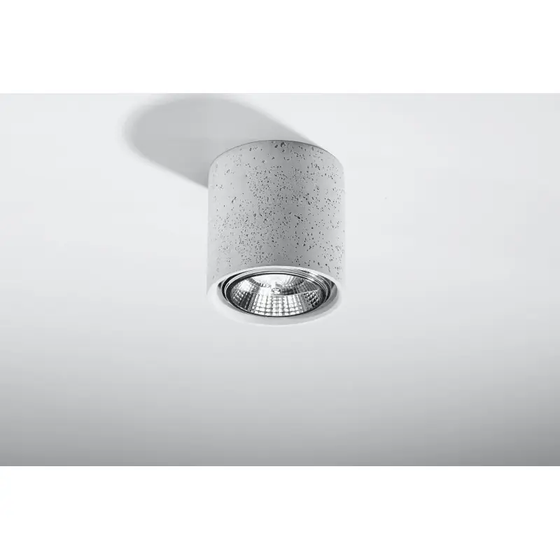 Plafonnier CULLO, béton gris, GU10