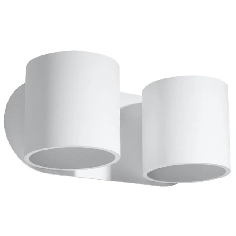 Applique ORBIS 2, aluminium blanc