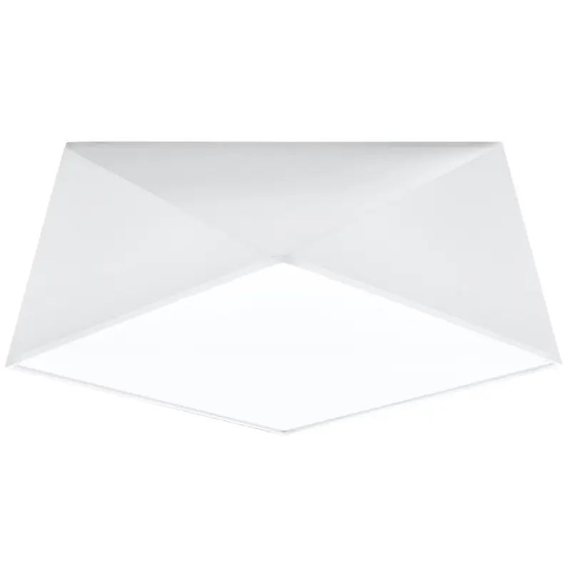 Plafonnier HEXA 35, PVC blanc, E27