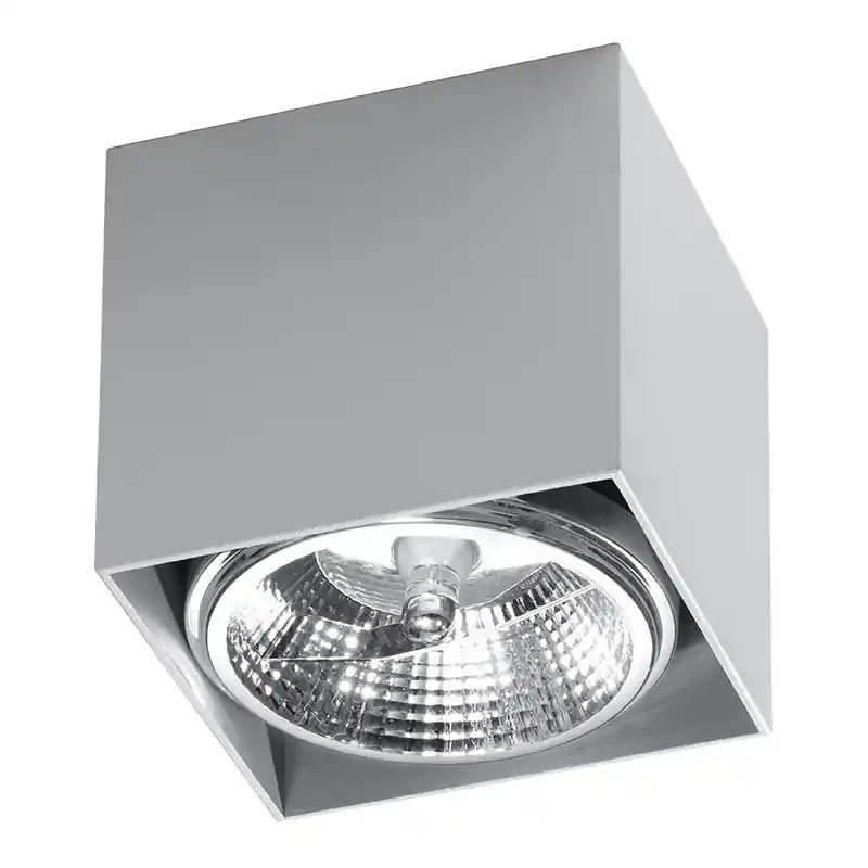 Plafonnier BLAKE, aluminium gris, GU10