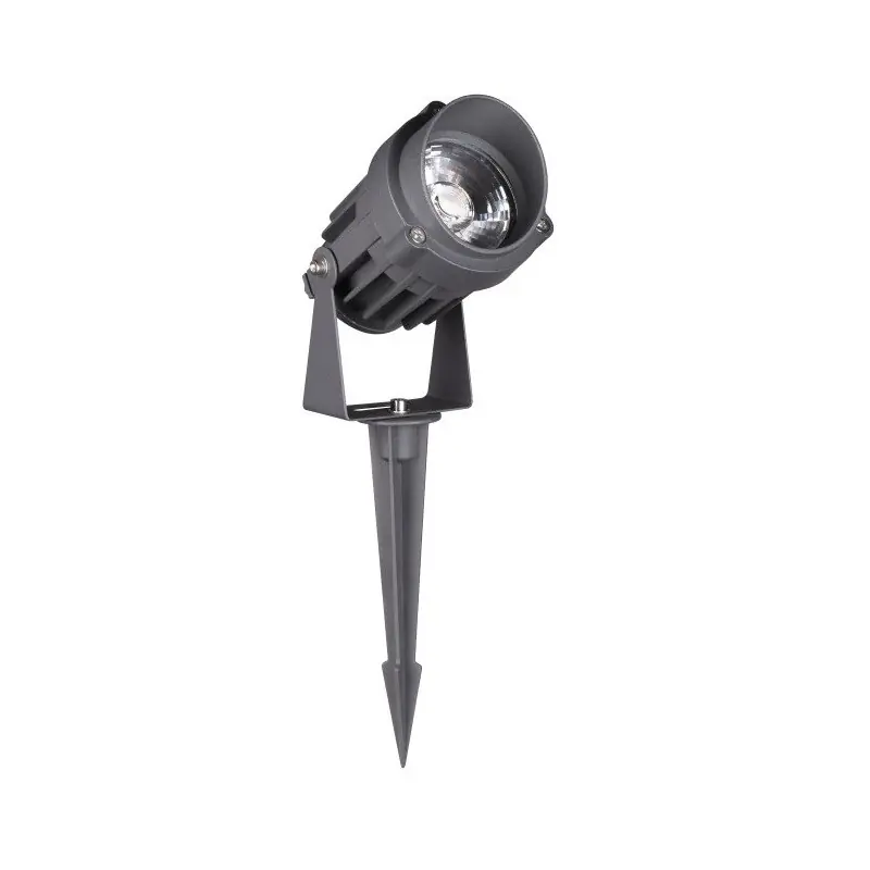 Projecteur spot piquet led 10w ip65 jardin-230v-orientable-30°-3000k