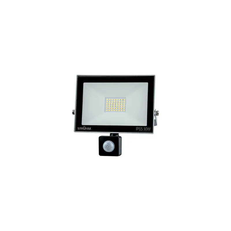 KROMA LED S 30W GRIS 4500K Projecteur SMD LED avec détecteur SMD LED, inclus