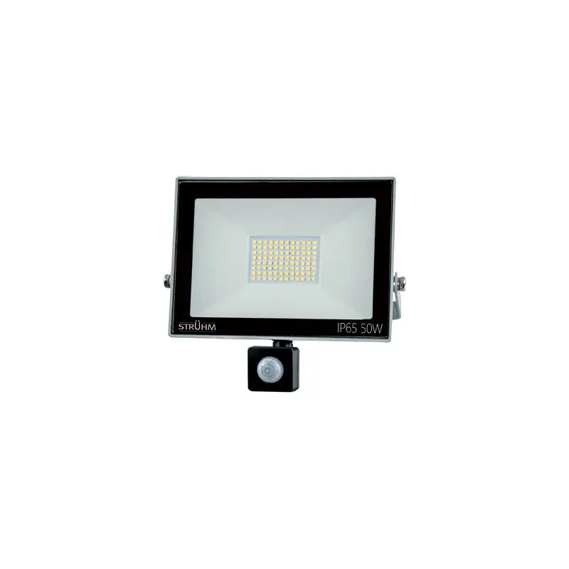 KROMA LED S 50W GRIS 4500K Projecteur SMD LED avec détecteur SMD LED, inclus