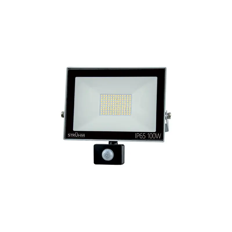 KROMA LED S 100W GRIS 4500K Projecteur SMD LED avec détecteur SMD LED, inclus