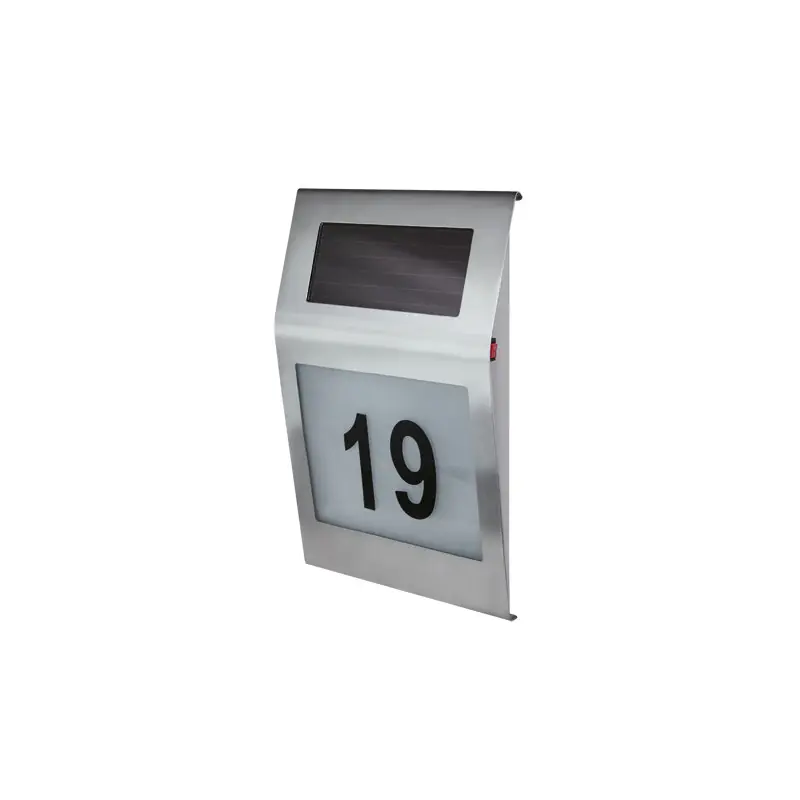 NUMERO LED 0,12W 6500K Lampe solaire LED, inclus