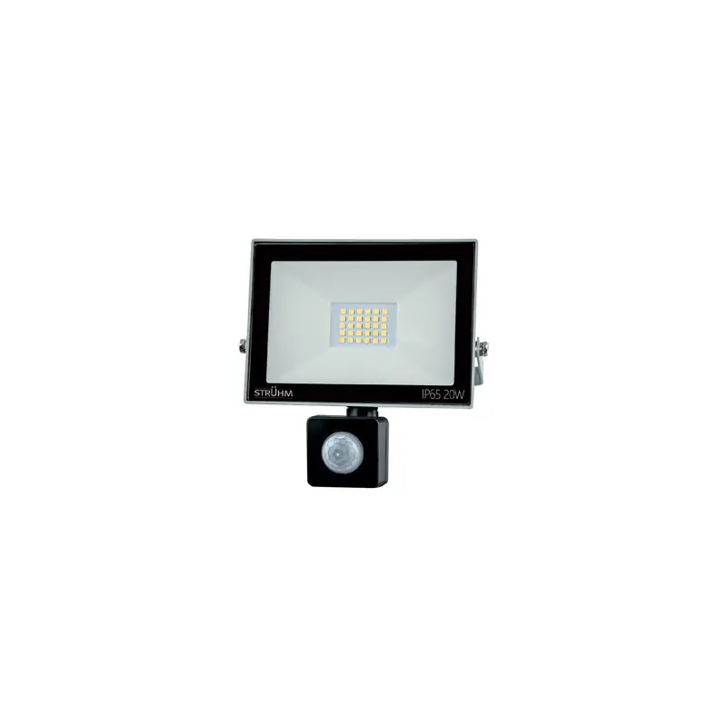KROMA LED S 20W GRIS 6500K Projecteur SMD LED avec détecteur SMD LED, inclus