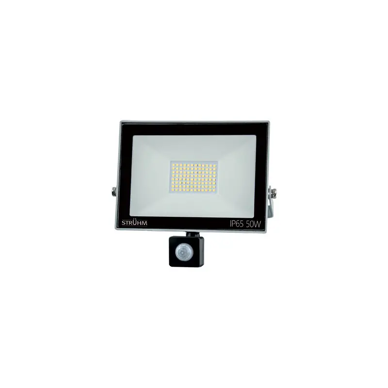 KROMA LED S 50W GRIS 6500K Projecteur SMD LED avec détecteur SMD LED, inclus