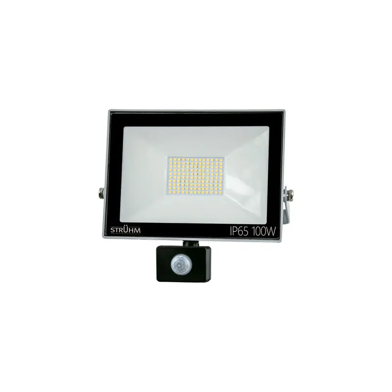 KROMA LED S 100W GRIS 6500K Projecteur SMD LED avec détecteur SMD LED, inclus