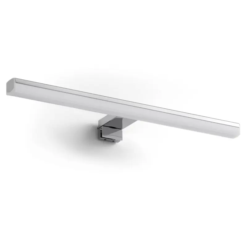 Applique led 8w Salle de bain SLEET M ip44 chromé et verre 3000k-4000k-5700k