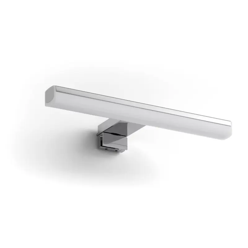 Applique led 6w Salle de bain SLEET S ip44 chromé et verre 3000k-4000k-5700k