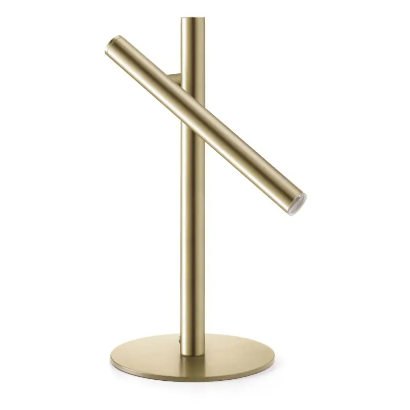 Lampe de table doré bureau chevet Tania T micro or
