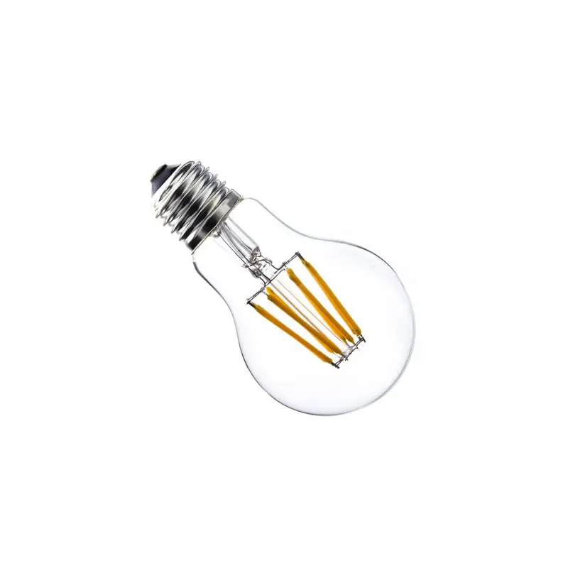 Ampoule led filament culot e27 verre clair 720 lumens