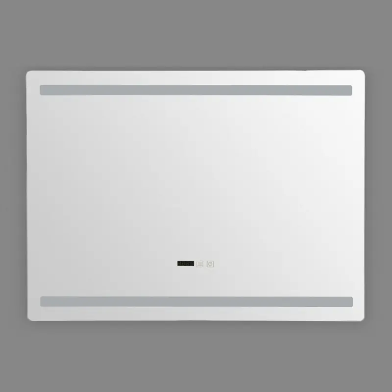 Miroir led 45w salle de bain décoration dressing rectangle 80cm ip44