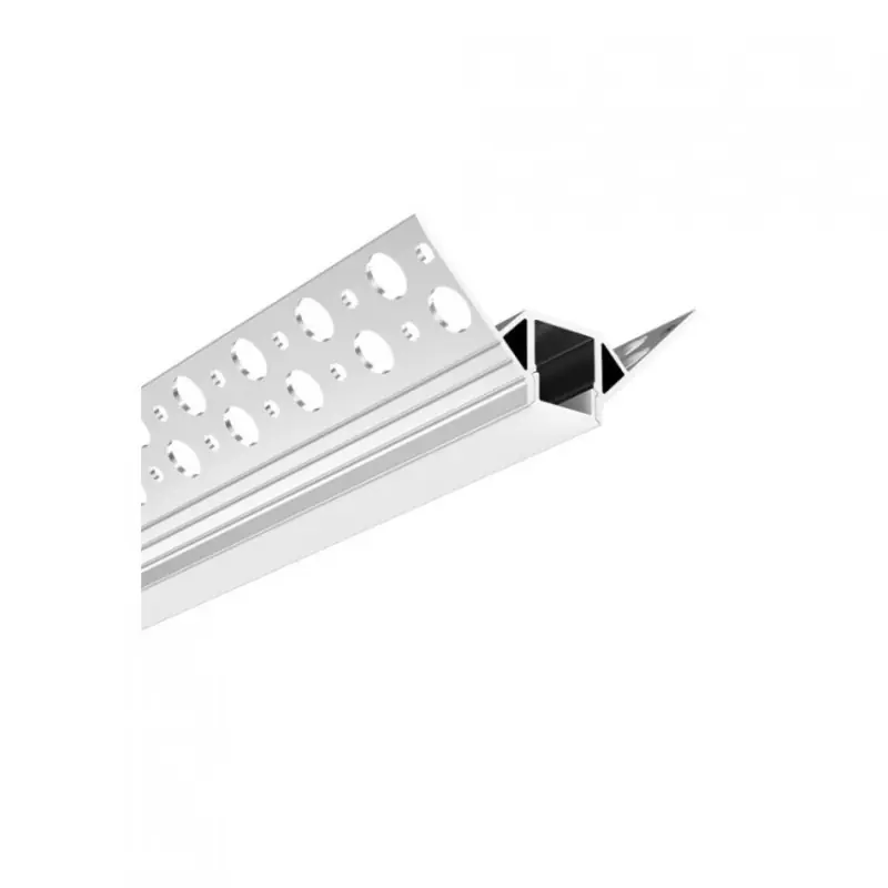 Profil aluminium 1m angle placo plâtre pour ruban led