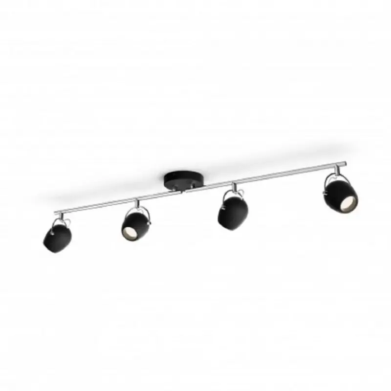 Applique plafonnier Philips 18w led quatre têtes orientable saillie