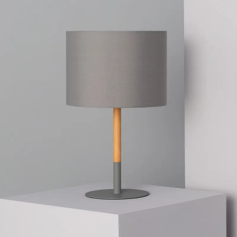 Lampe a poser de table wifi culot e27 abat-jour 25cm
