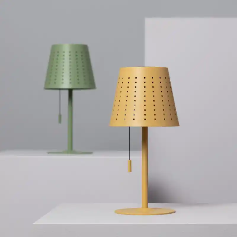 Lampe de table solaire étanche extérieur rechargeable nomade lumineux bali