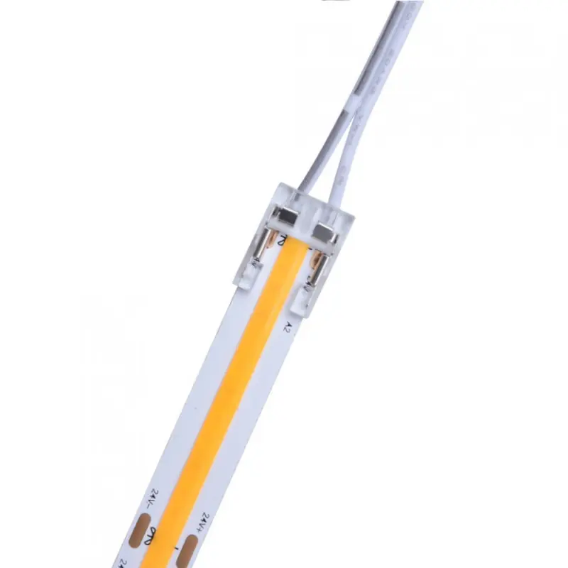 Connecteur pour ruban led 24v-ligne cob continu 10mm ip65