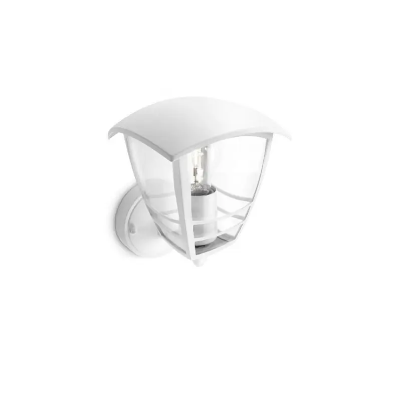 Applique extérieur Philips blanche ip44 culot e27 haut