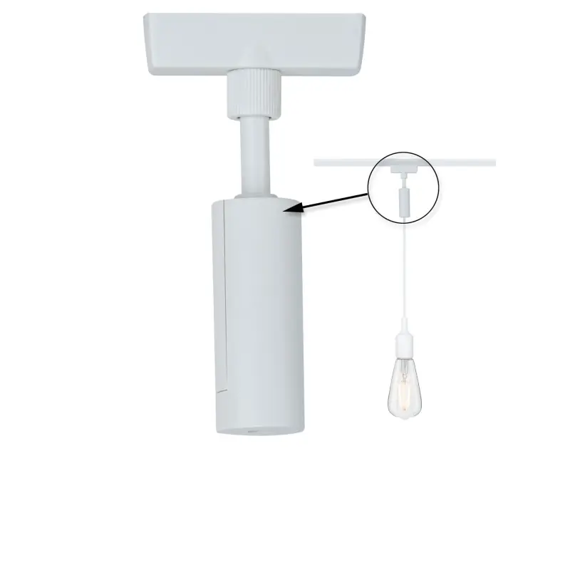 Adaptateur suspension URail Universal Blanc 230 V, métal/plastique