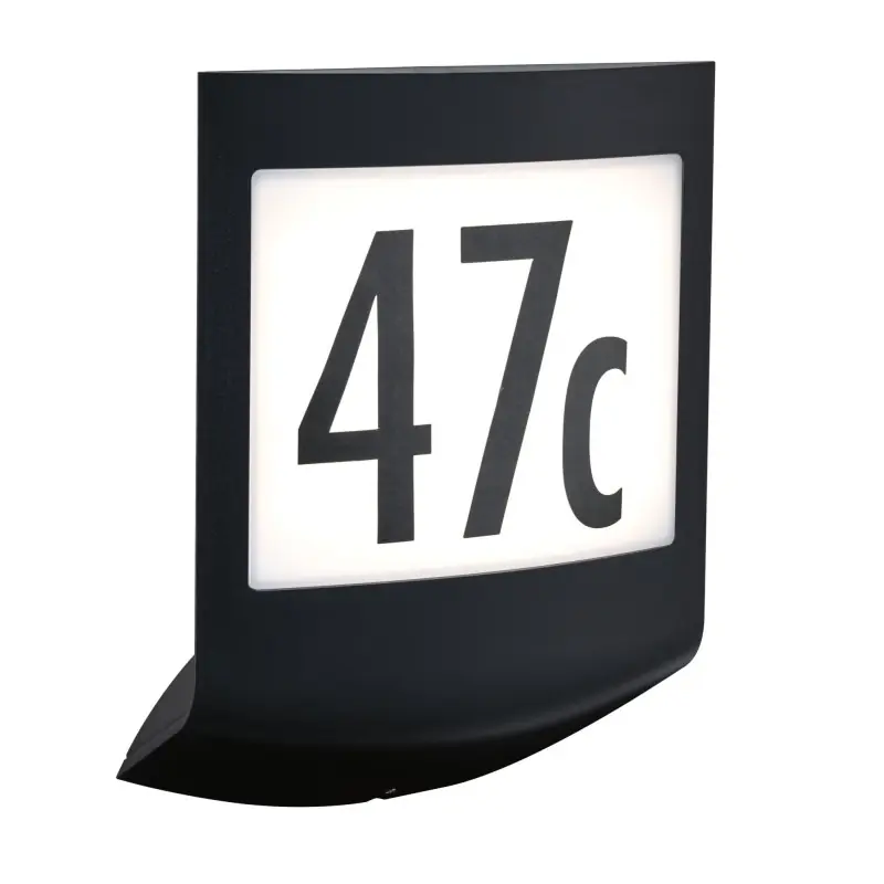 Applique extérieure 230V Padea 3000K IP44 10W Sensor anthracite
