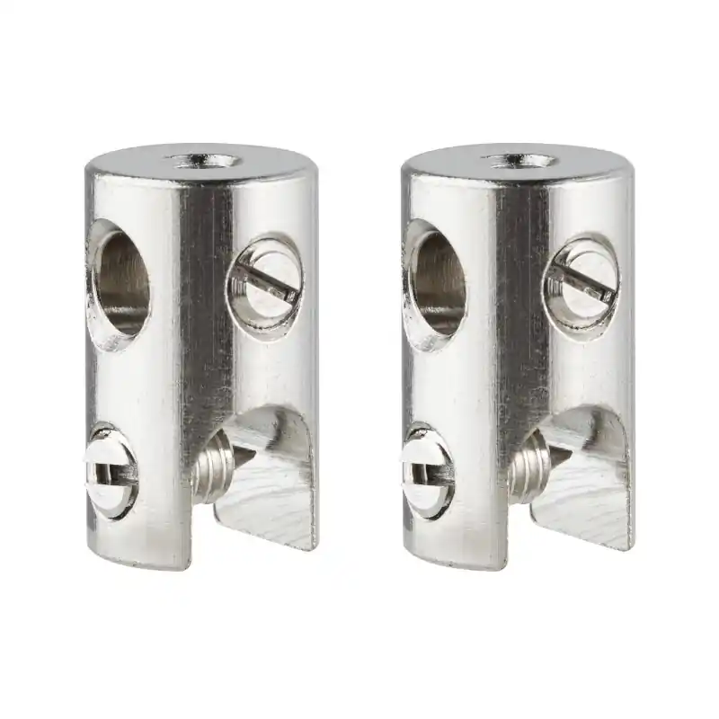 SC L&E Sabot contact pour câbles, par 2, max.150W/pc max.300W, Chrome, 12V