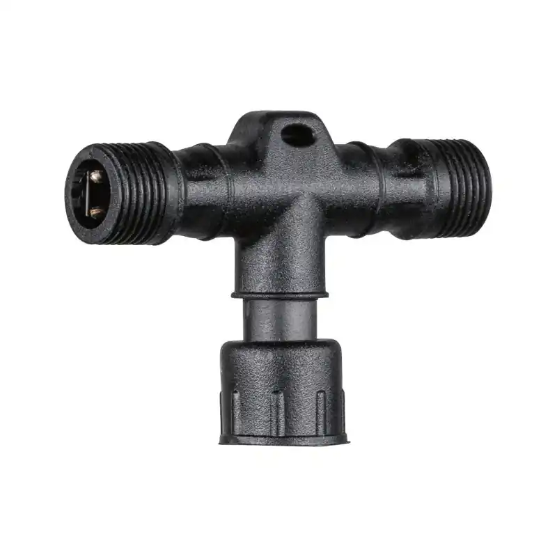 Connecteur en T ext Park + Light IP67 1-in/2-out connector