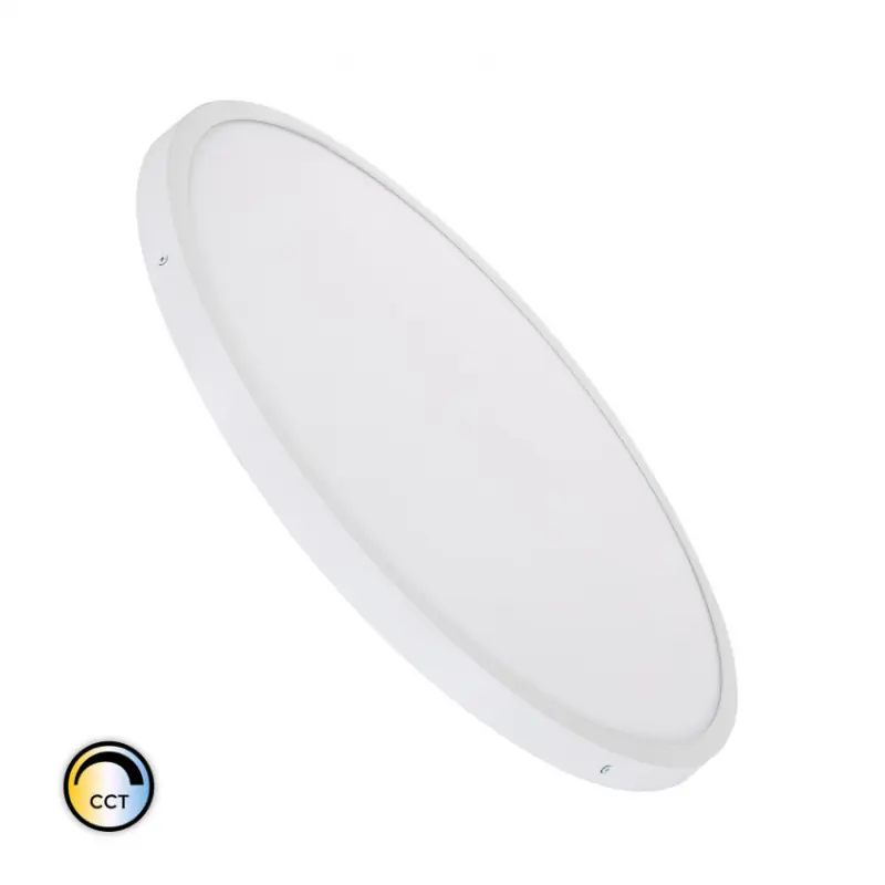 Applique plafonnier 6w led rond blanc 11cm cct -3000k-4000k-6000k