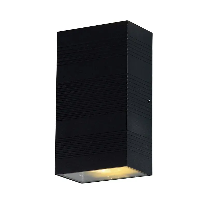 APPLIQUE MURALE LED 2X5 W RECTANGULAIRE 4000K GRIS ANTHRACITE IP54