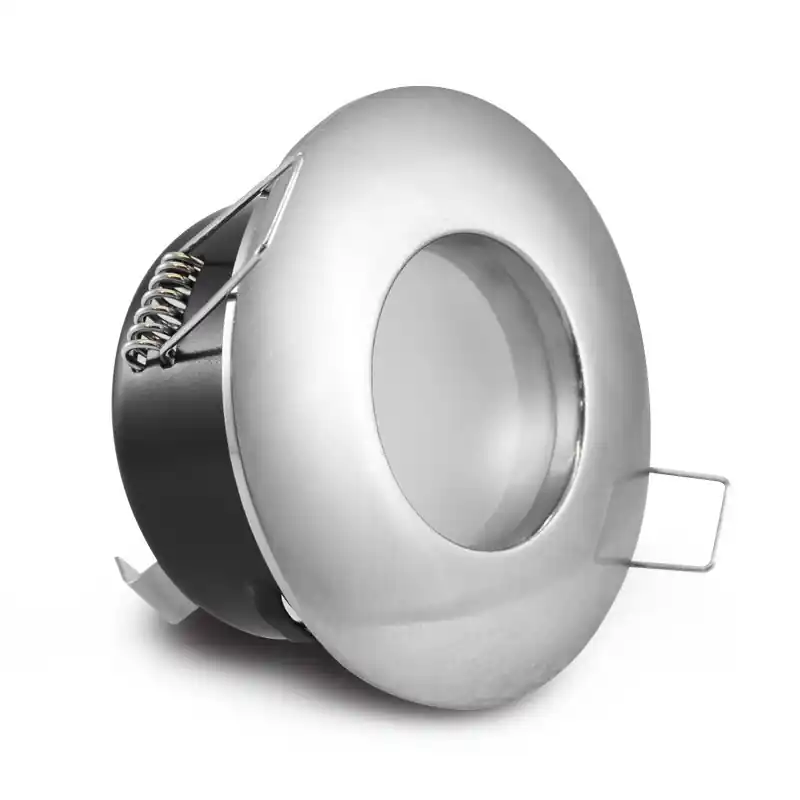 SUPPORT DE SPOT BBC ROND ETAIN BROSSE ETANCHE IP 65 82mm