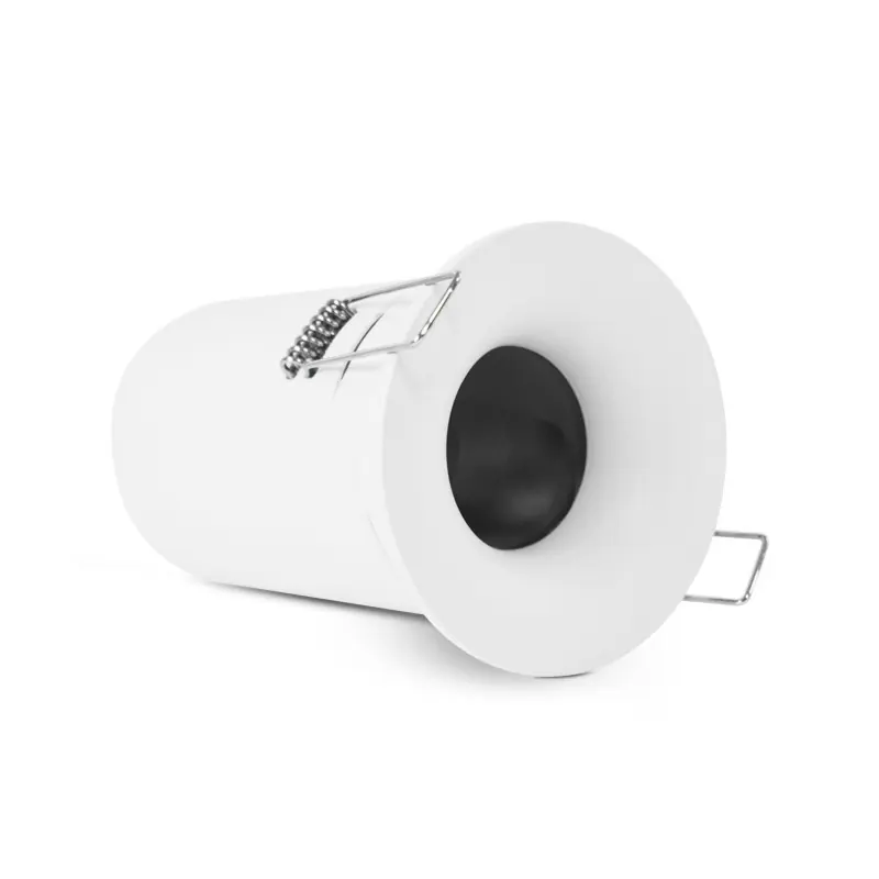 SUPPORT DE SPOT BBC ROND BLANC FIXE IP65 basse luminance