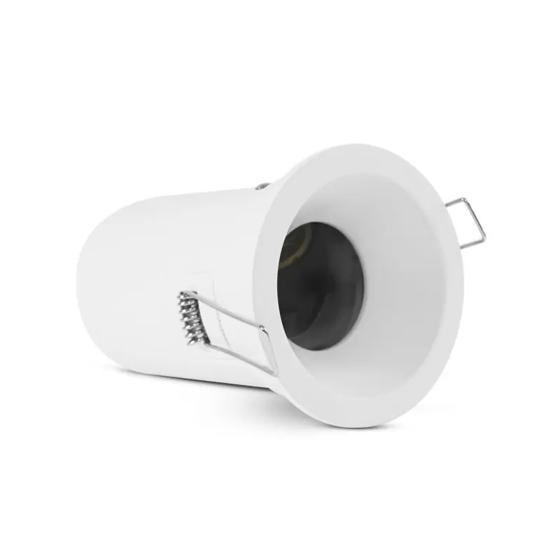 SUPPORT DE SPOT BBC ROND BLANC FIXE IP65 basse luminance