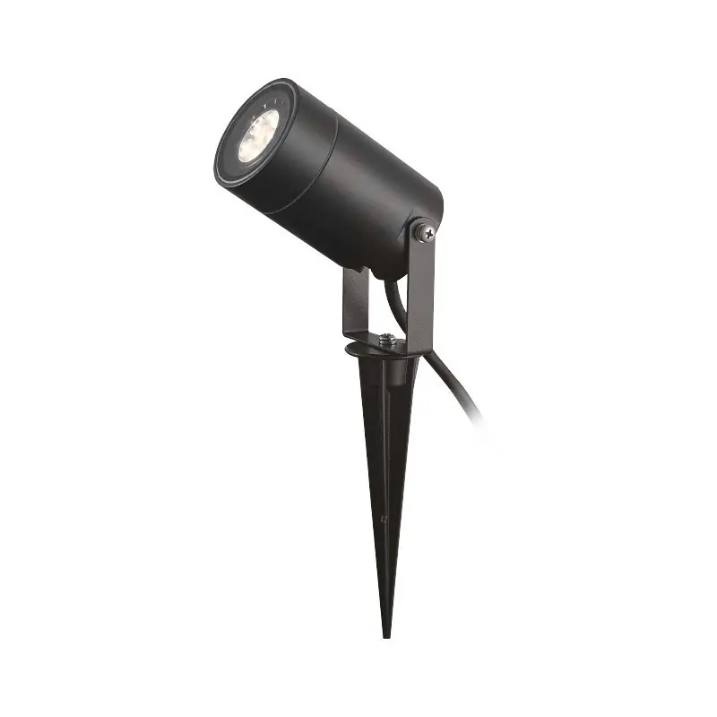 PROJECTEUR PIQUET LED 230 V 1 X GU10 NOIR IP65 SLIM