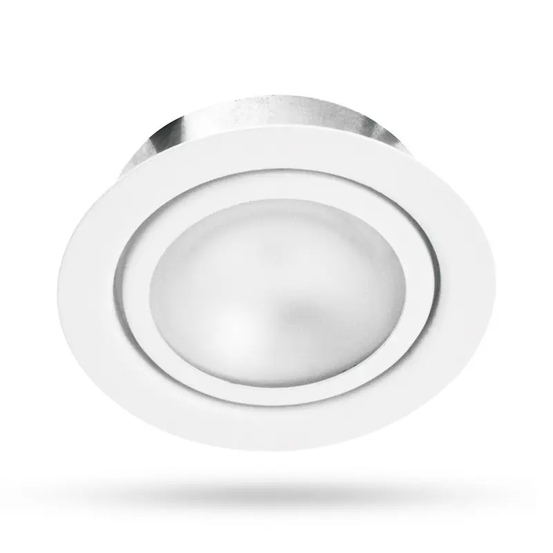 SUPPORT DE SPOT G4 12V ROND BLANC BOITE