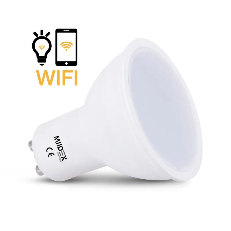 LED 5 W GU10 WIFI 100deg 4000 K DIMMABLE BOITE