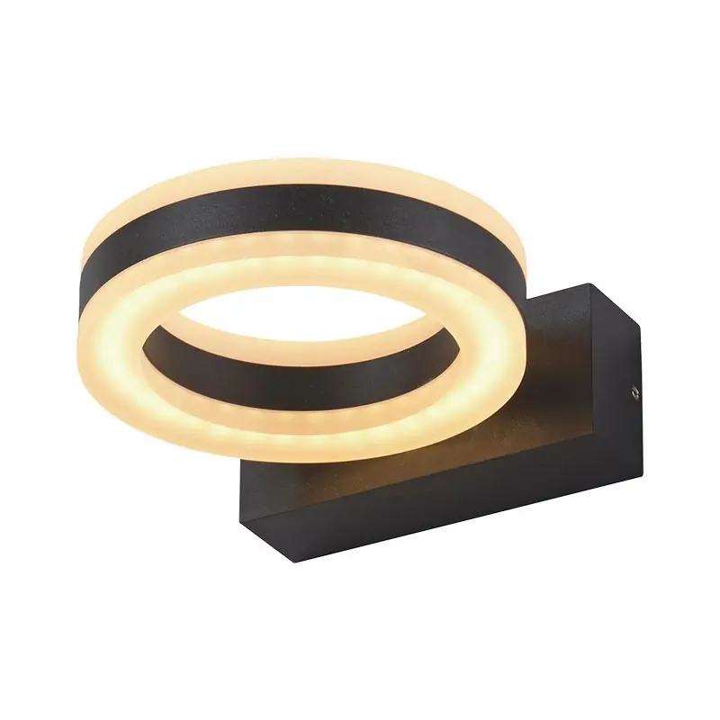 APPLIQUE MURALE LED 12 W ROND 4000K GRIS ANTHRACITE IP54