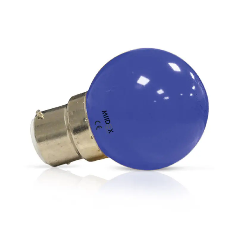 LED 1 W BULB B22 BLEUE BOITE