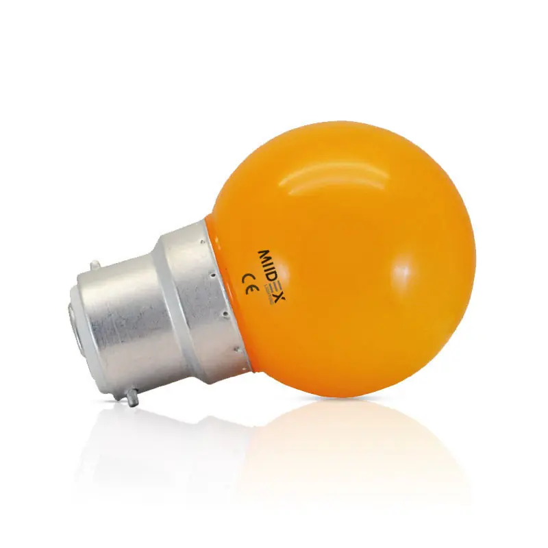 LED 1 W BULB B22 ORANGE BOITE
