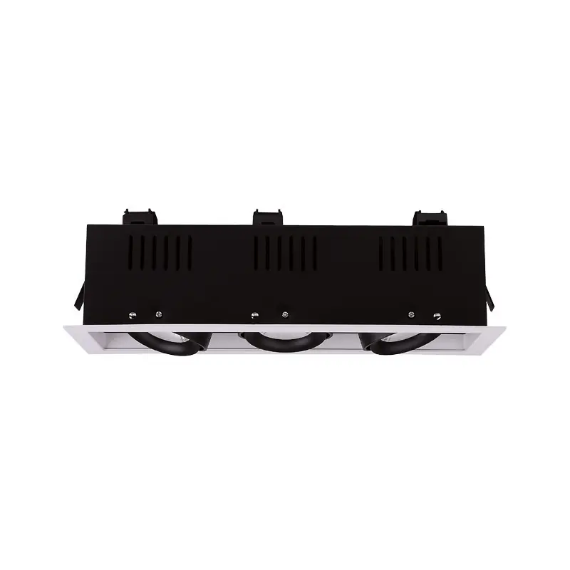 SPOT CARDAN 230 V 3 X 10 W 24deg 3000 K BLANC ORIENTABLE BOITE