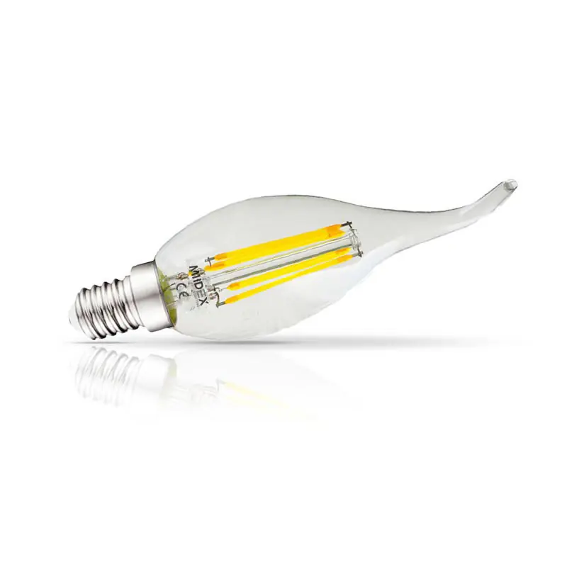AMPOULE LED E14 FILAMENT COUP DE VENT 4W 2700K