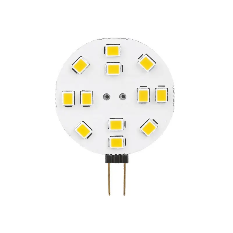 Ampoule LED G4-12v-2W 3000K BOITE SMD PLATE