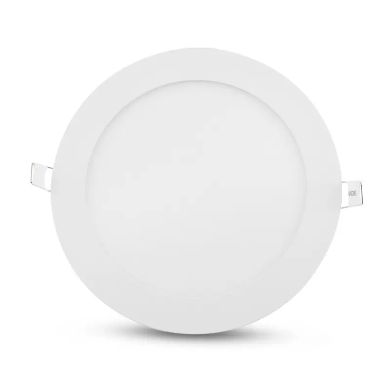 LED PLAFOND DIAM 170 12 W 3000 K ALU BLANC