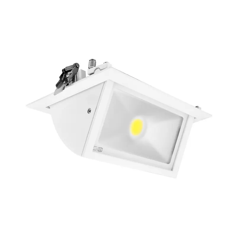 SPOT ENCASTRABLE ORIENTABLE 230 V 230 X 140 30 W BLANC 4000 K